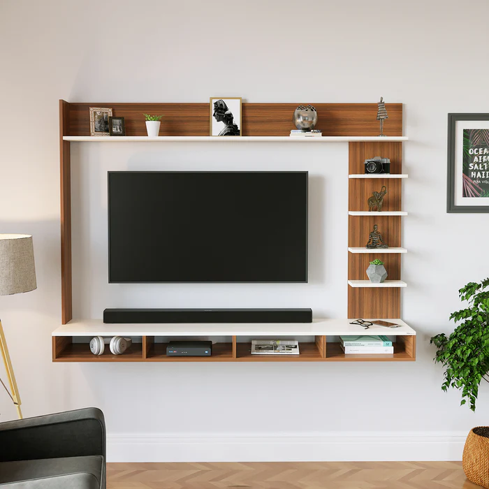 Free-standing tv unit